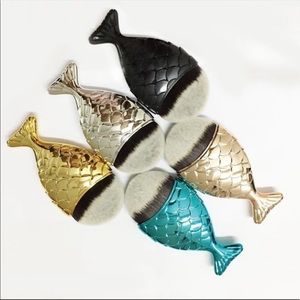 Gold Mermaid Makeup Brush